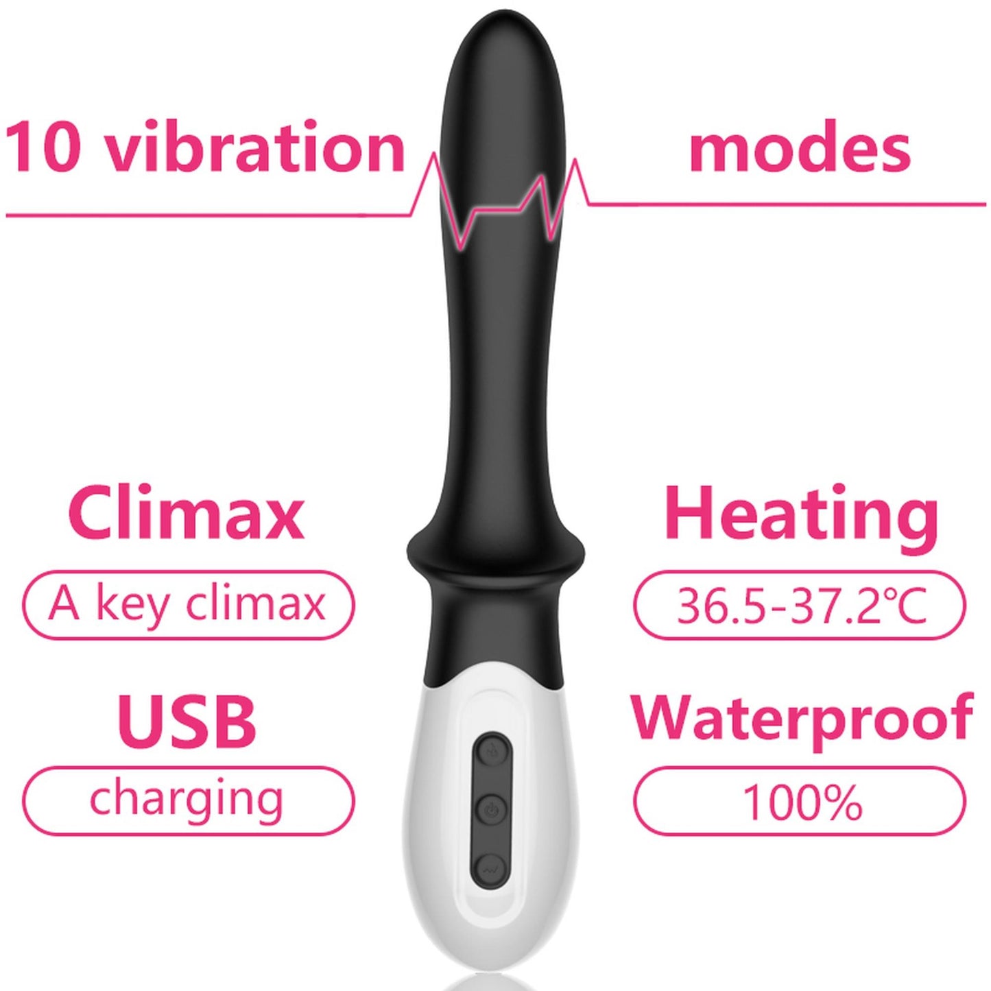 14-Wibrator analny waginalny punkt g prostata 10 tryb-14