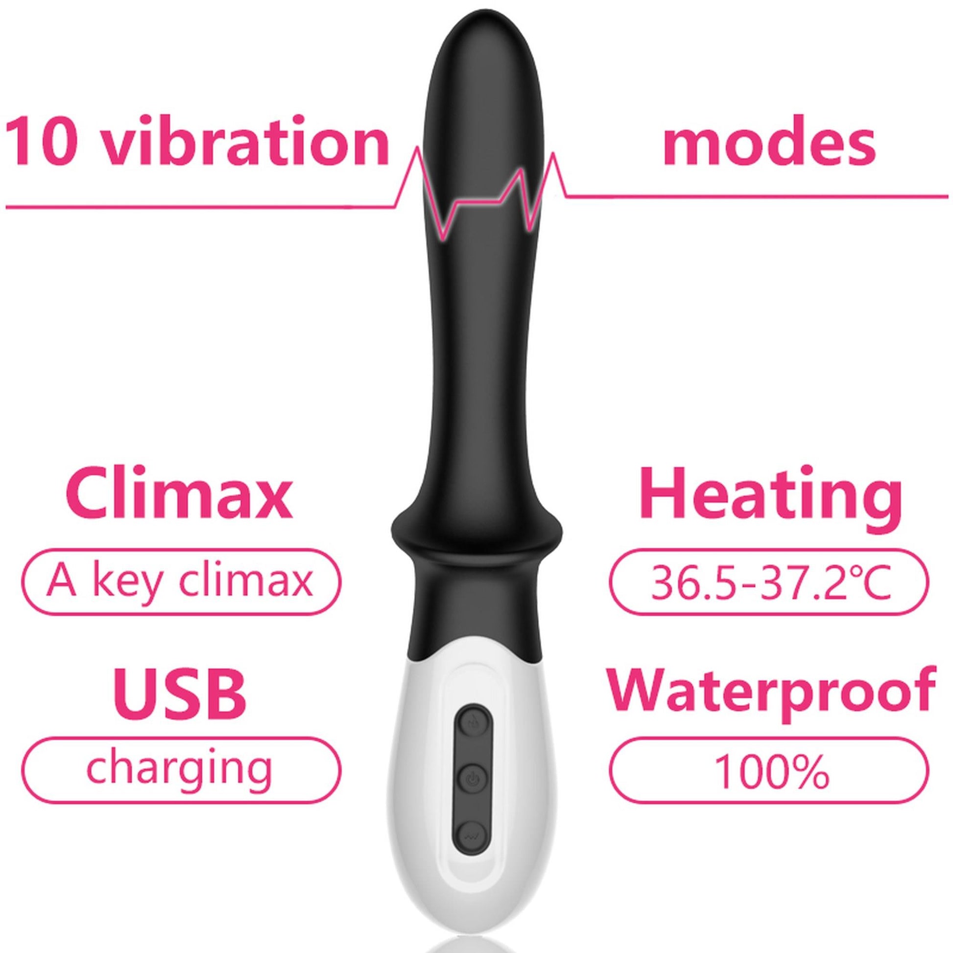 14-Wibrator analny waginalny punkt g prostata 10 tryb-14