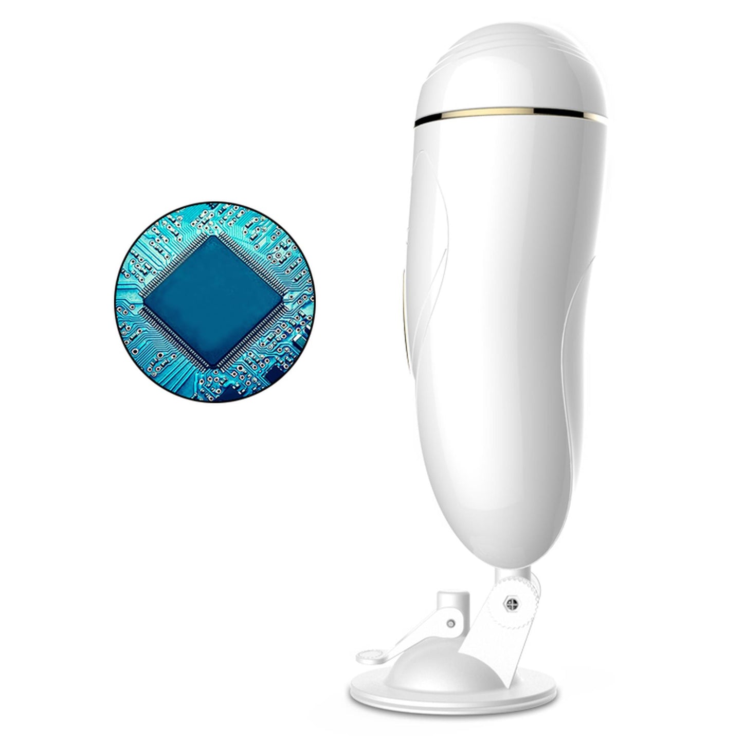6-Masturbator z przyssawką wibracje dźwięk ładowany-6