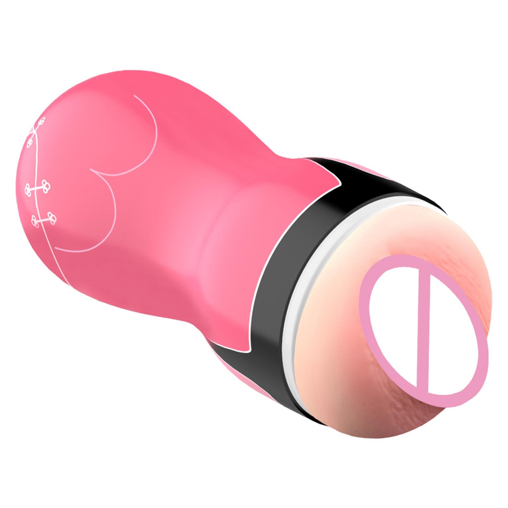6-Cipka z cyberskóry sztuczna pochwa sex masturbator-6