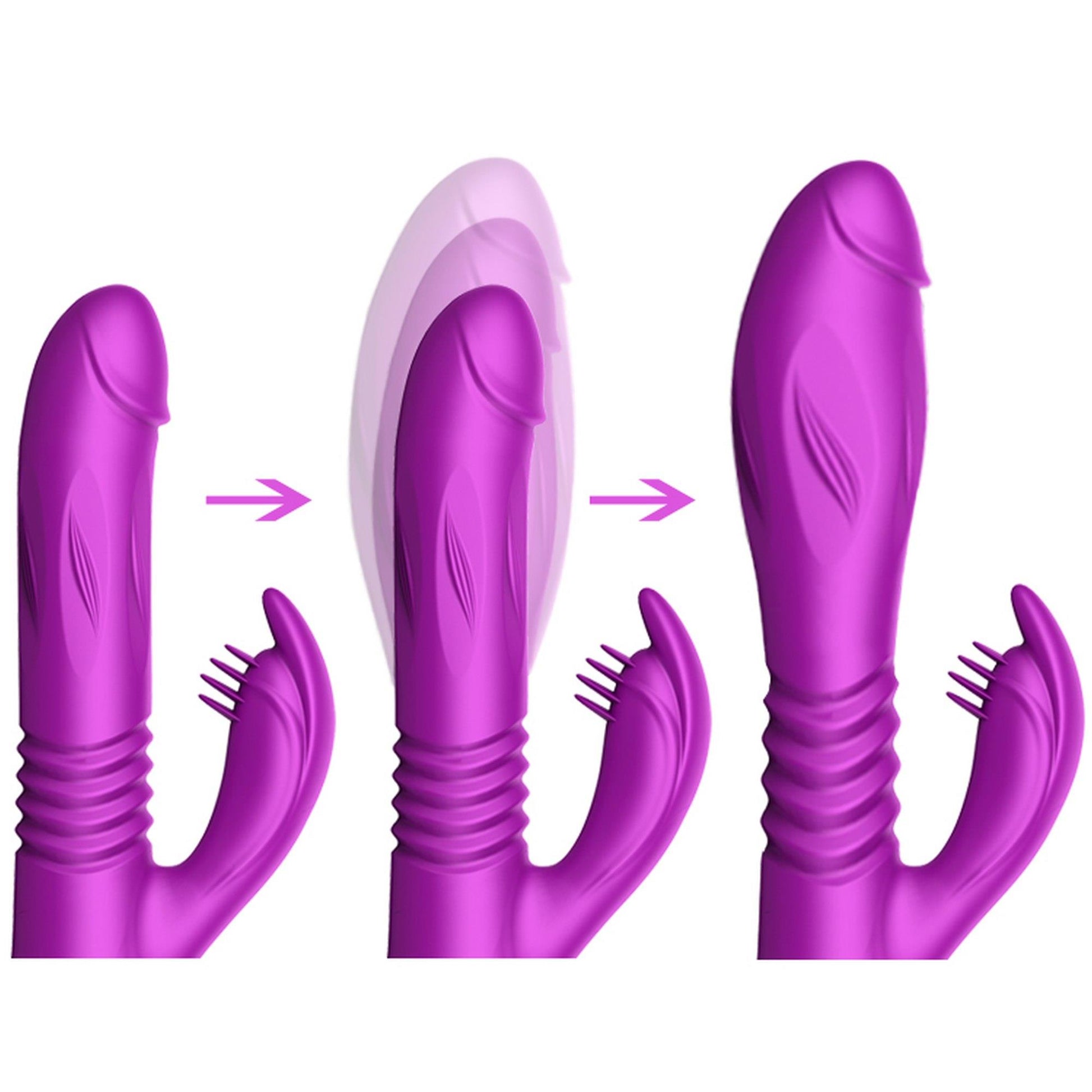 2-Pompowany sex wibrator posuwisty masażer erotyka-2