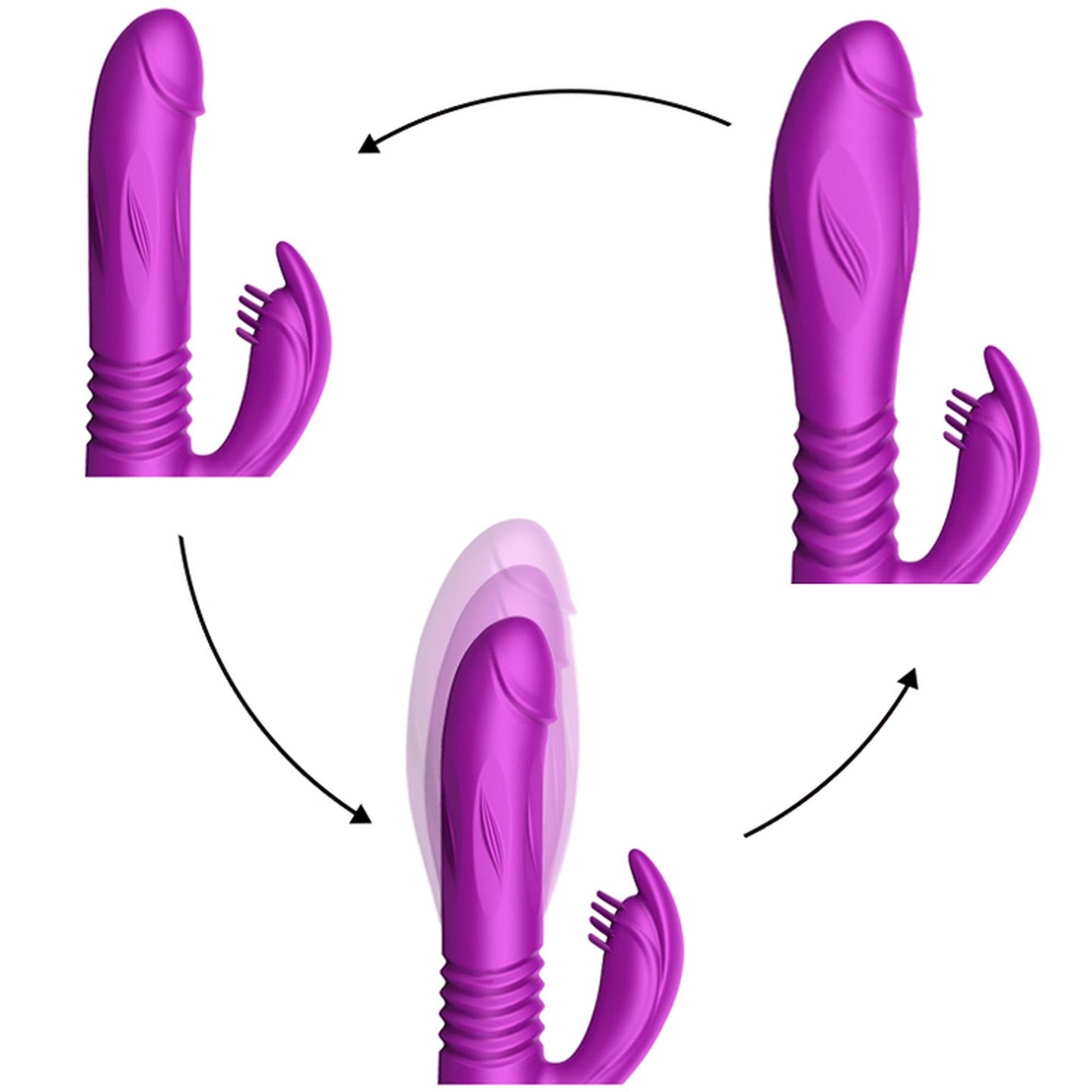 6-Pompowany sex wibrator posuwisty masażer erotyka-6