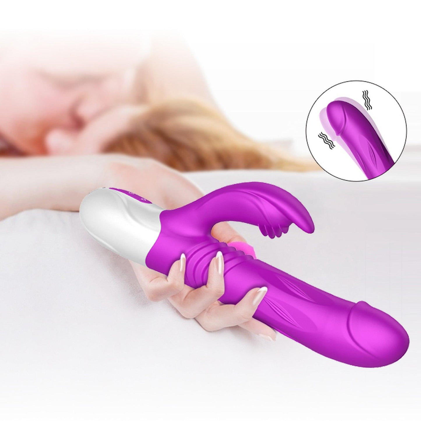 3-Pompowany sex wibrator posuwisty masażer erotyka-3