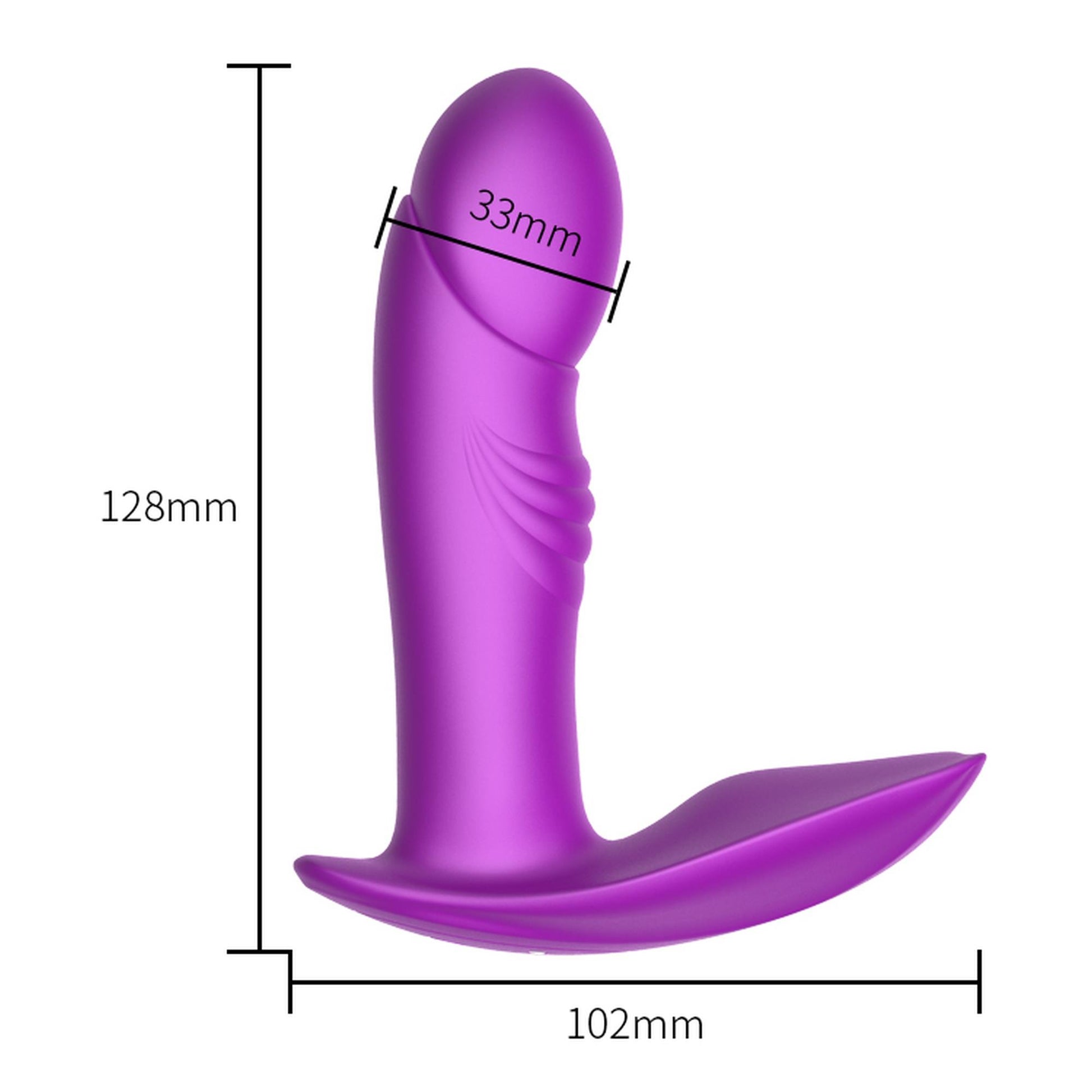 10-Wibrator do majtek ogrzewany punkt g pulsacja USB-10