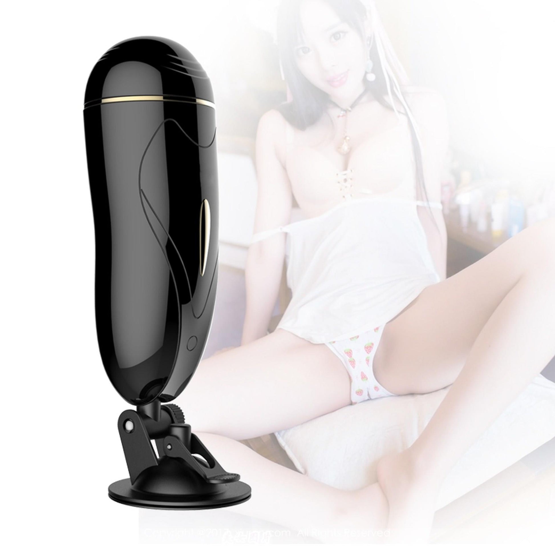 12-Masturbator interaktywny z przyssawką usb 7trybów-12