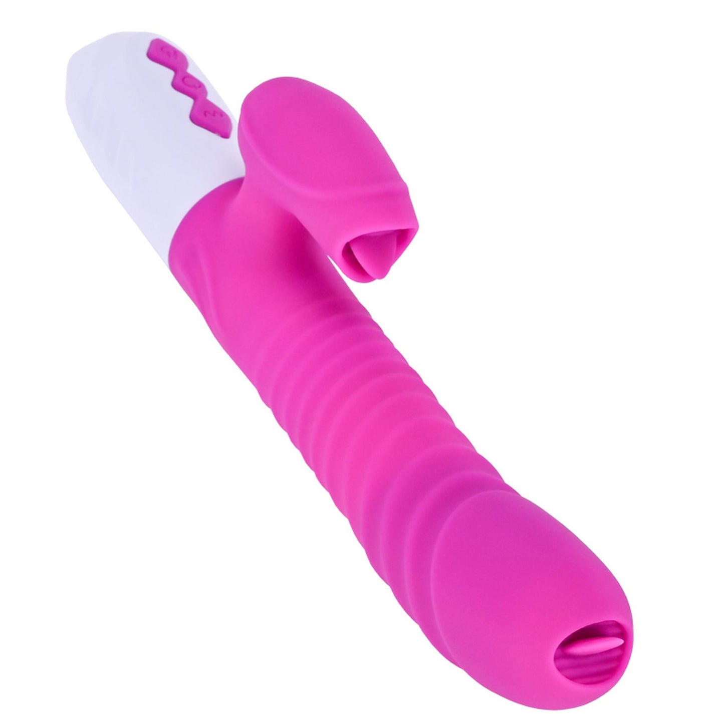 1-Wibrator króliczek masażer posuw podgrzewany 22cm-1