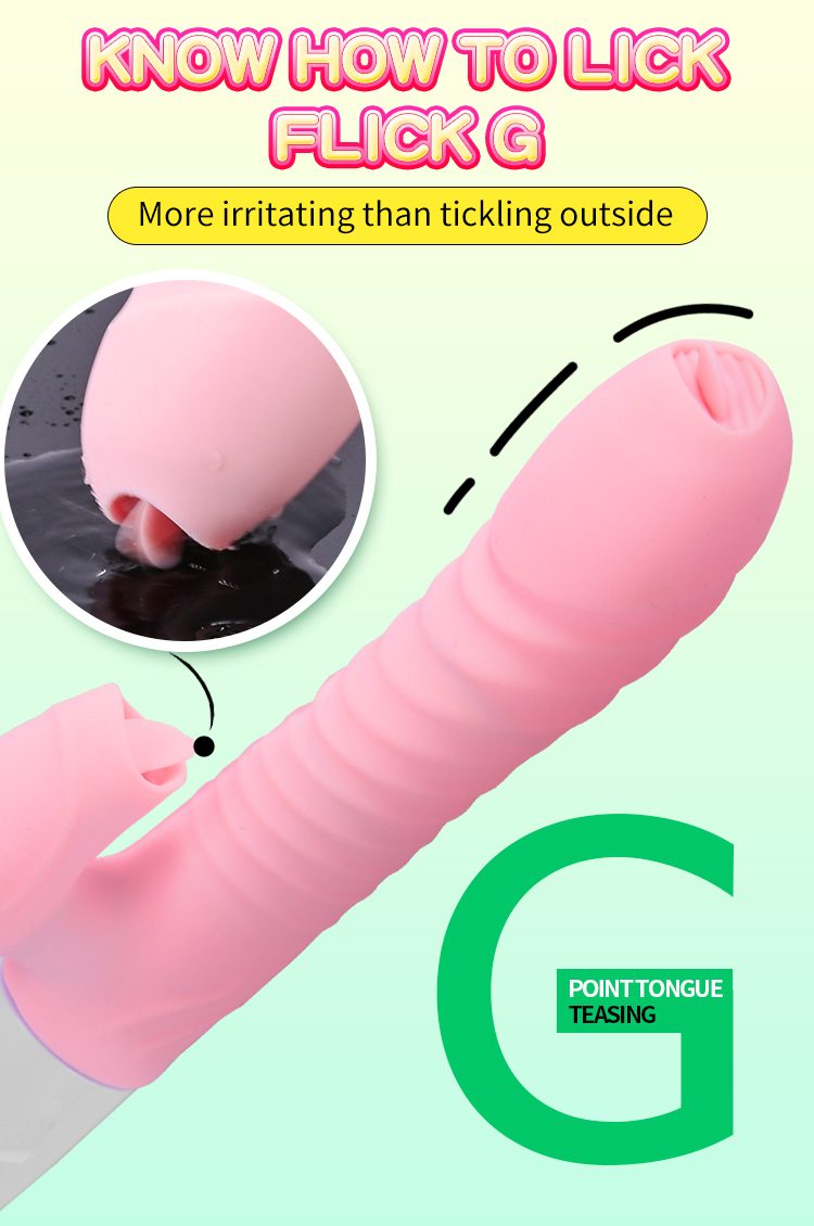 21-Wibrator króliczek masażer posuw podgrzewany 22cm-21