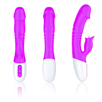 9-Wibrator króliczek podgrzewany sex 7 trybów 23cm-9