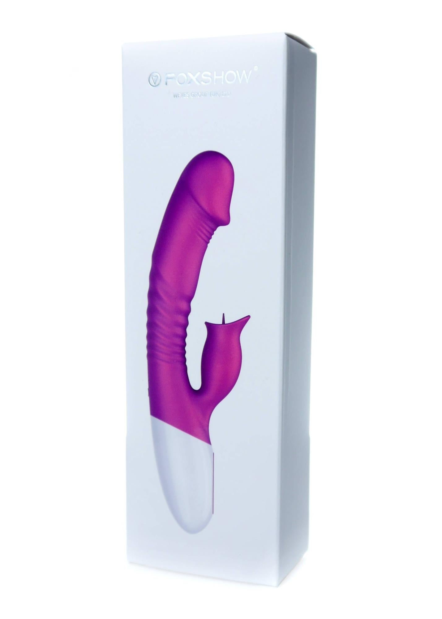 13-Wibrator króliczek podgrzewany sex 7 trybów 23cm-13