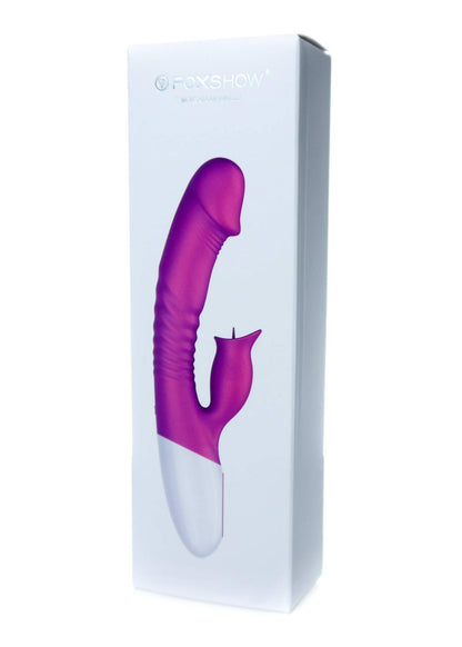 13-Wibrator króliczek podgrzewany sex 7 trybów 23cm-13