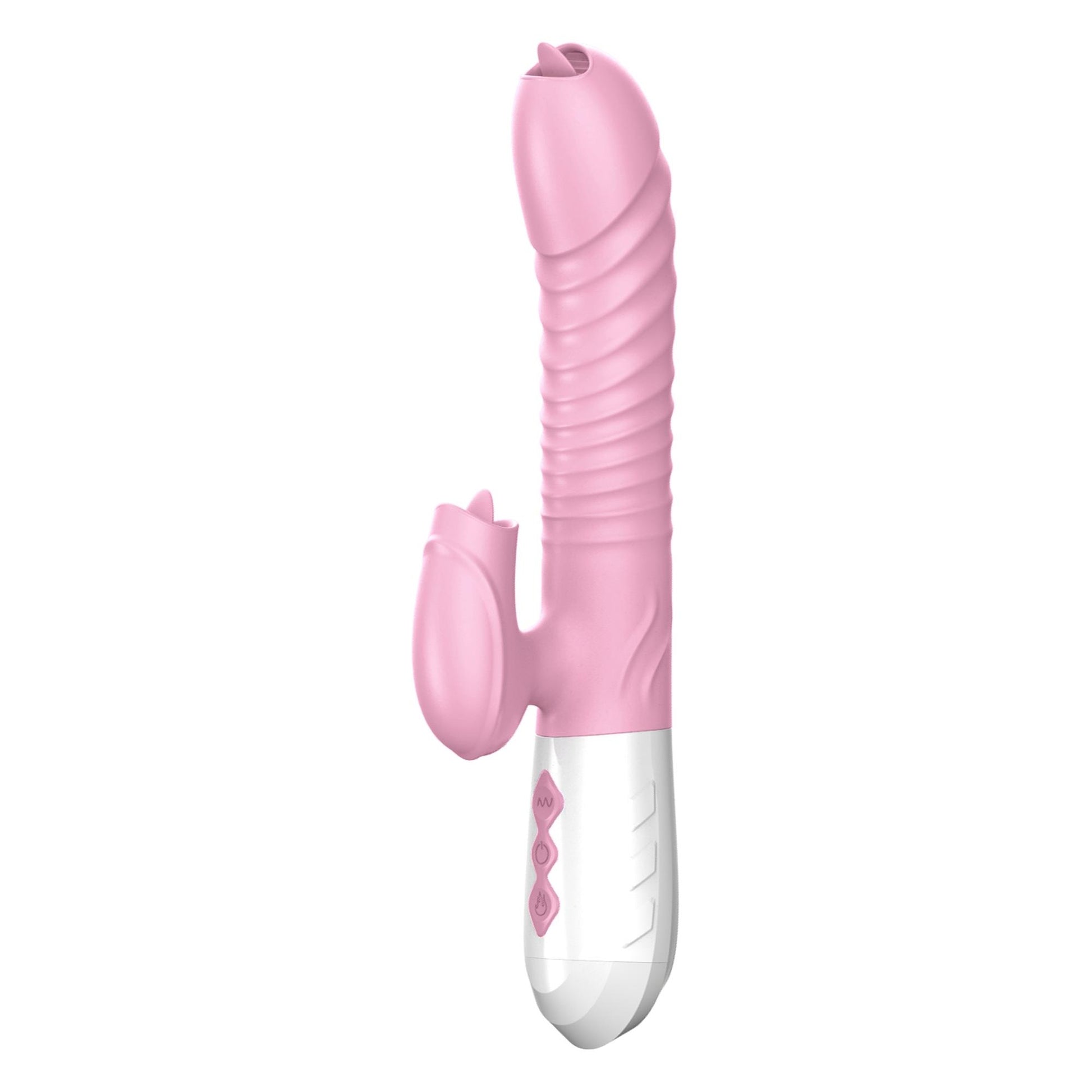 2-Wibrator króliczek masażer posuw podgrzewany 22cm-2