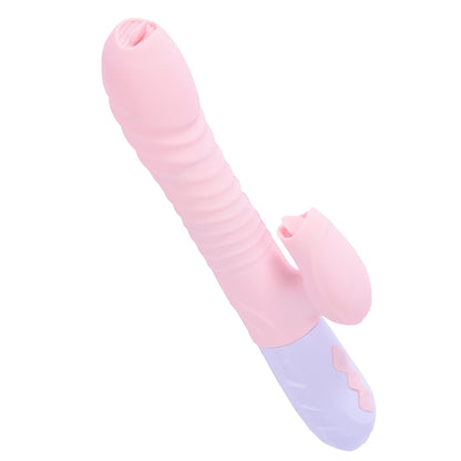 1-Wibrator króliczek masażer posuw podgrzewany 22cm-1