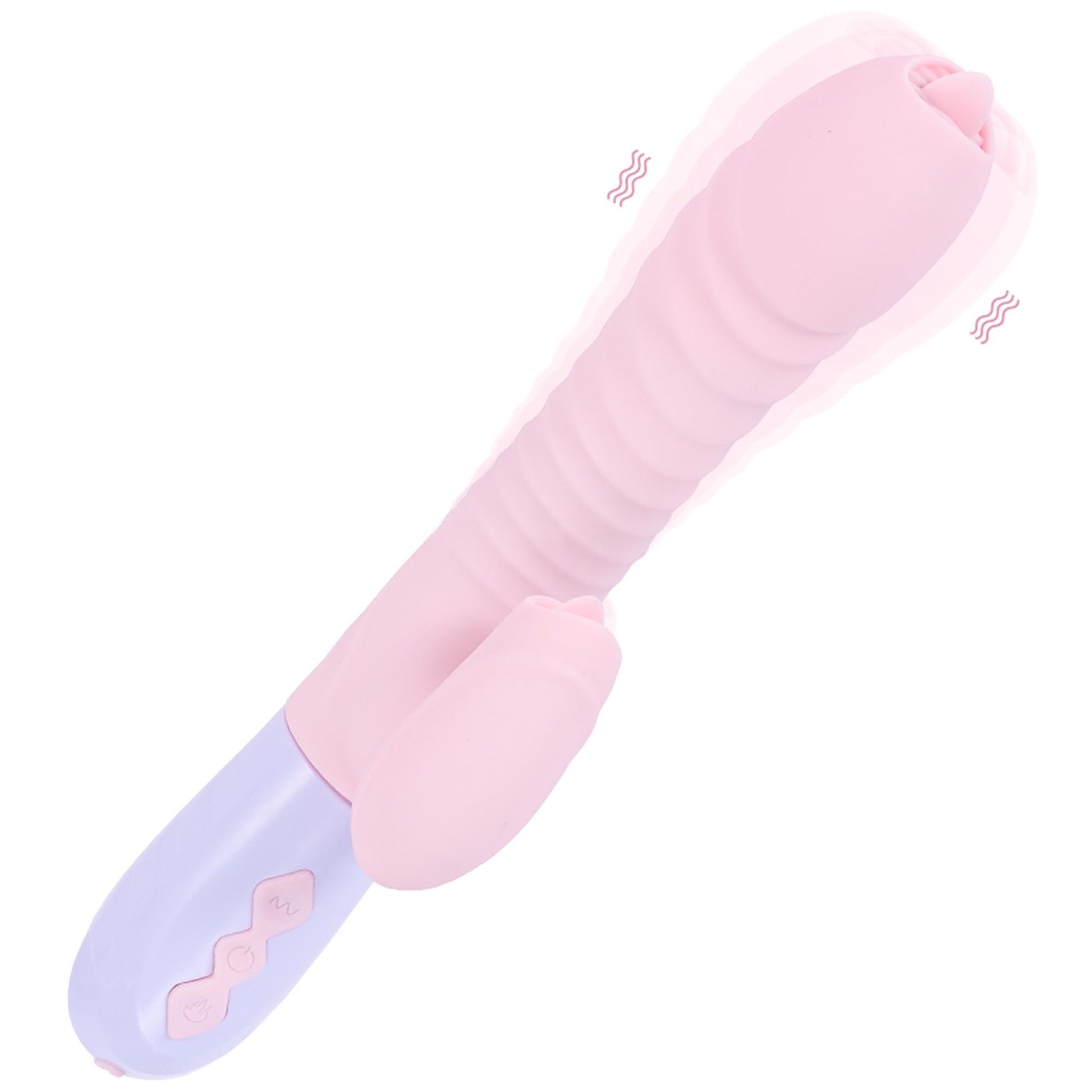 7-Wibrator króliczek masażer posuw podgrzewany 22cm-7