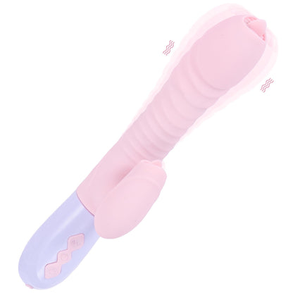 7-Wibrator króliczek masażer posuw podgrzewany 22cm-7
