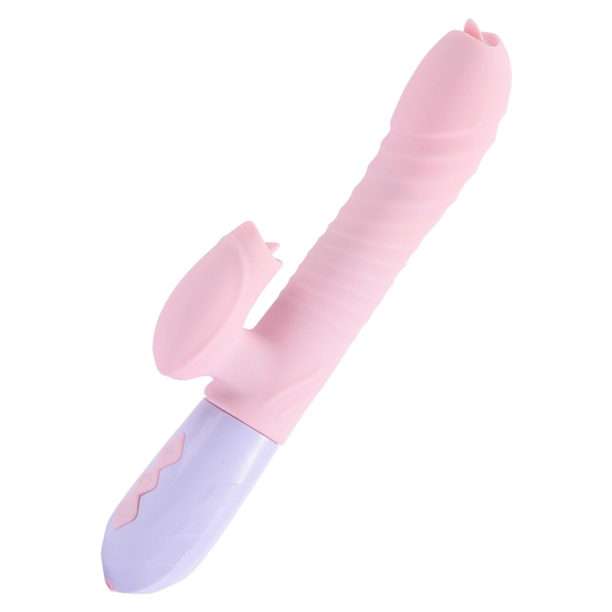 3-Wibrator króliczek masażer posuw podgrzewany 22cm-3