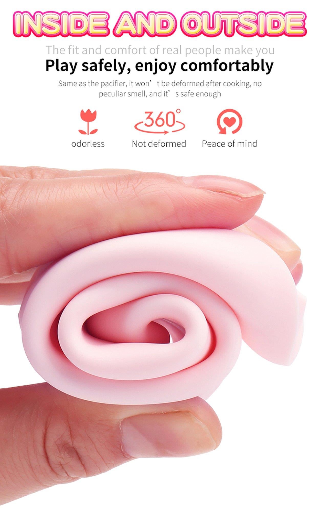 16-Wibrator króliczek masażer posuw podgrzewany 22cm-16