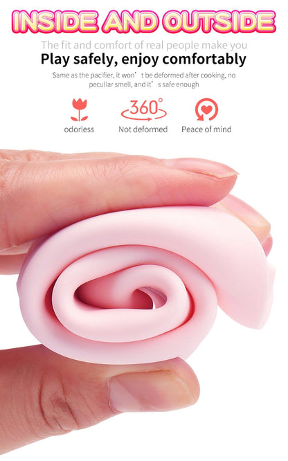 16-Wibrator króliczek masażer posuw podgrzewany 22cm-16