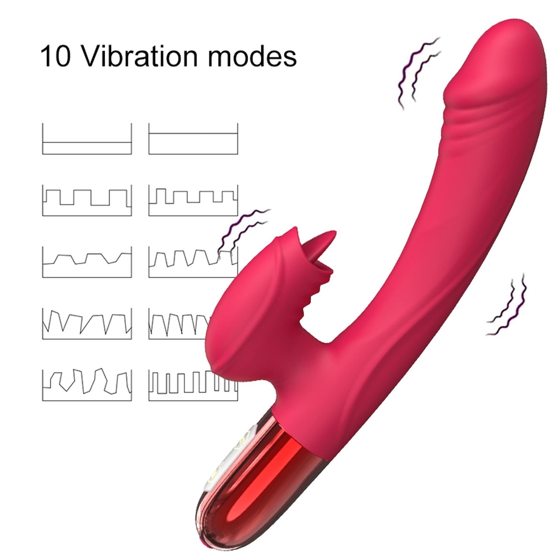 9-Wibrator podgrzewany damski królik wibracje sex-9