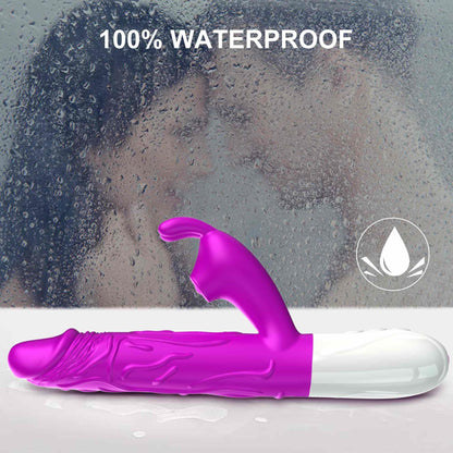 7-Wibrator podgrzewany ssący królik sex masażer-7