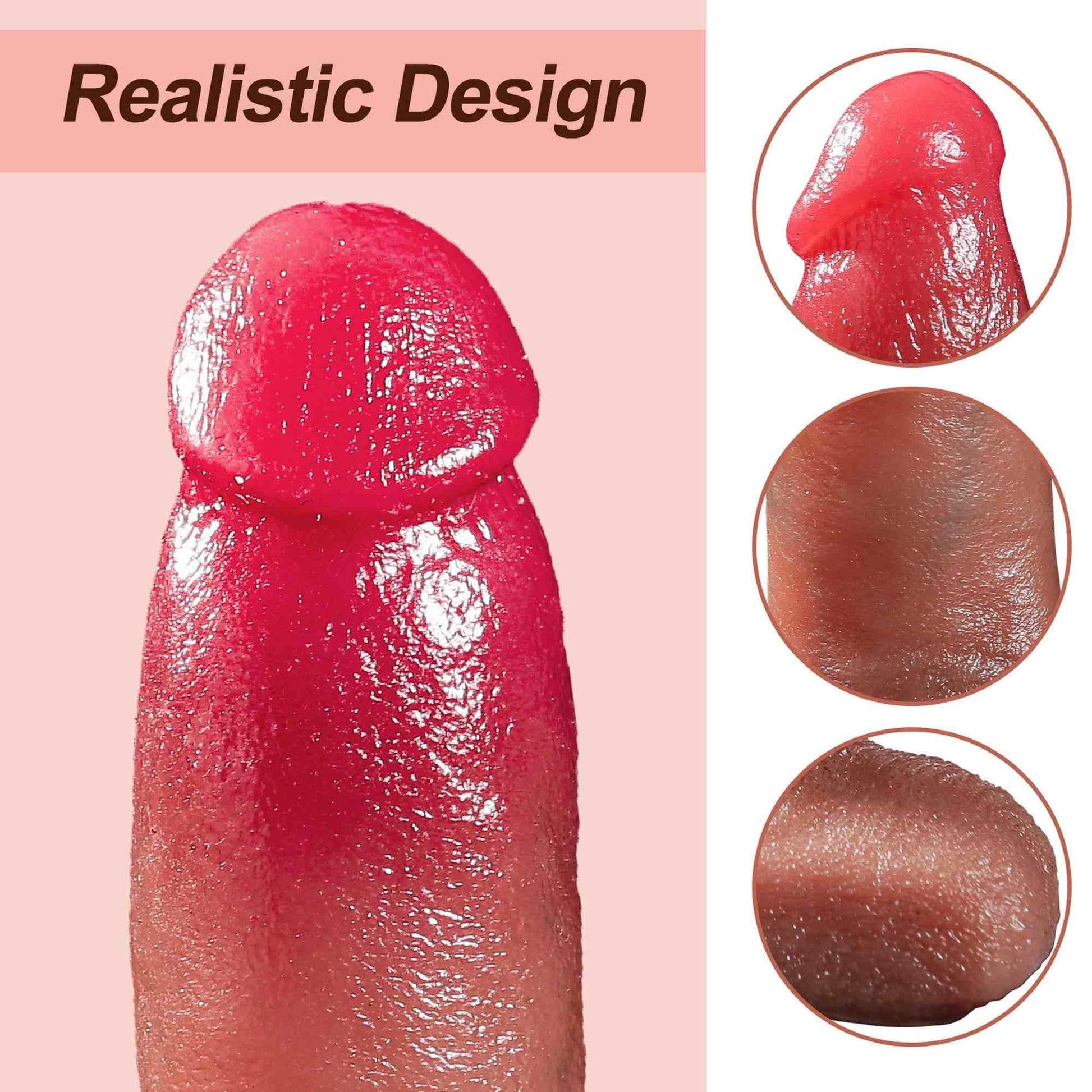 12-WIBRATOR REALISTYCZNY PENIS GÓRA DÓŁ EROTYKA-12