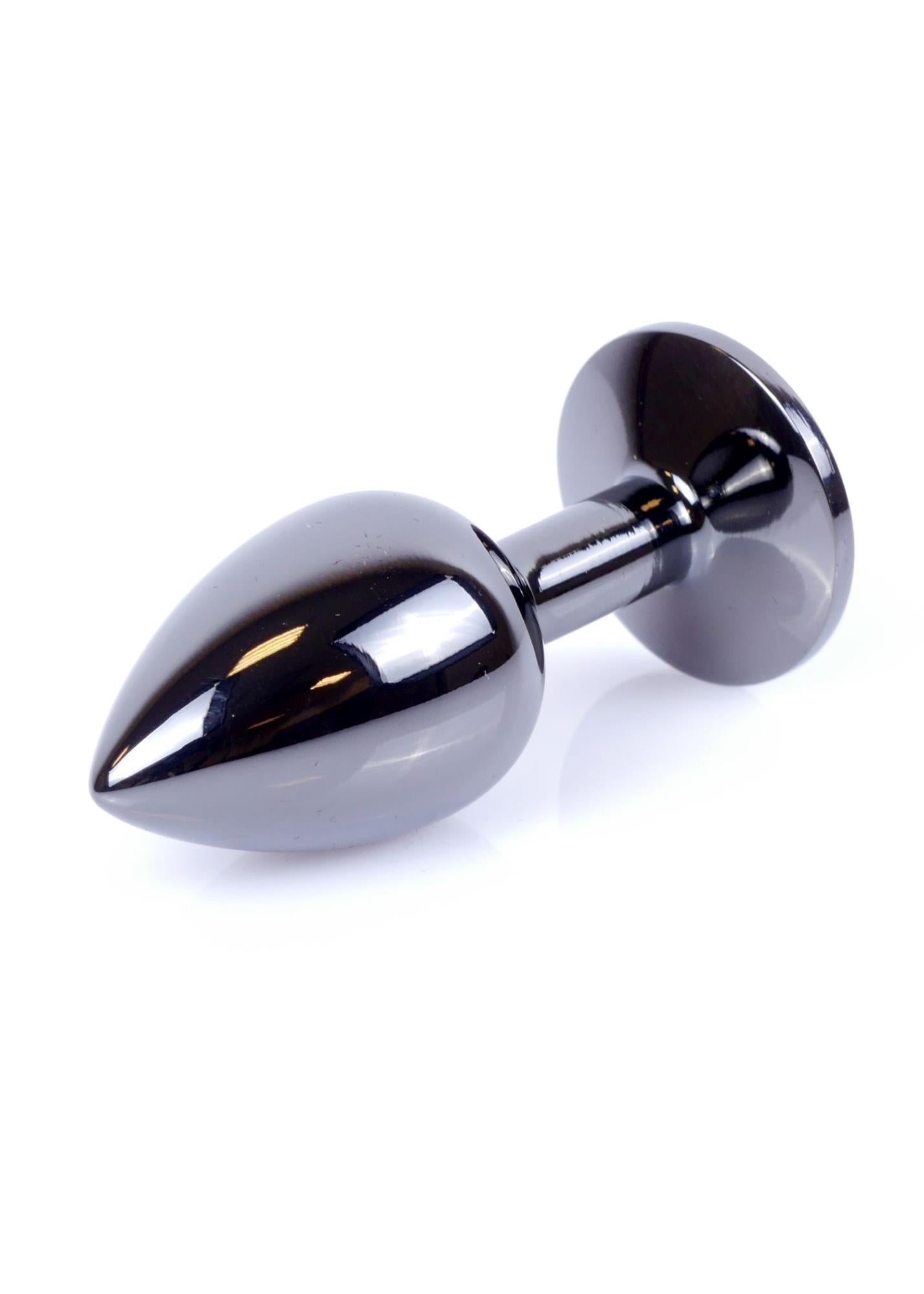 3-Sex plug korek analny stalowy z kryształem 2,7cm-3
