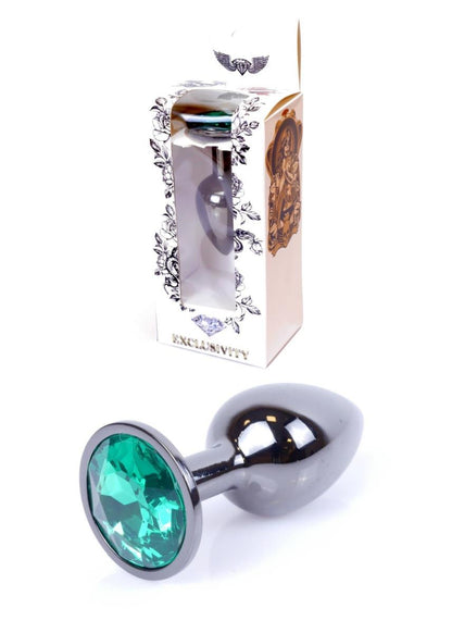 1-Sex plug korek analny stalowy z kryształem 2,7cm-1