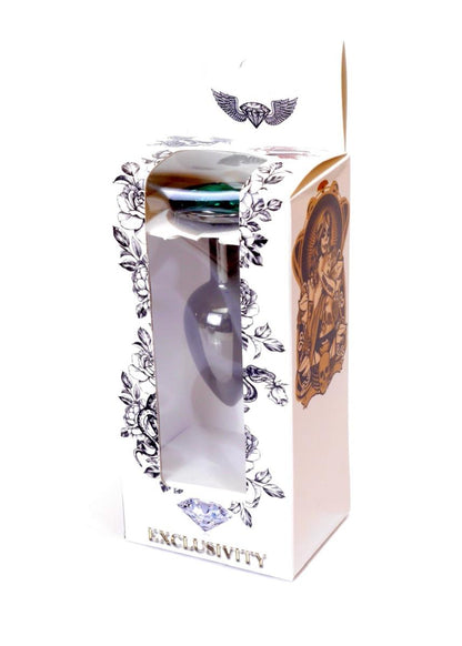 8-Sex plug korek analny stalowy z kryształem 2,7cm-8