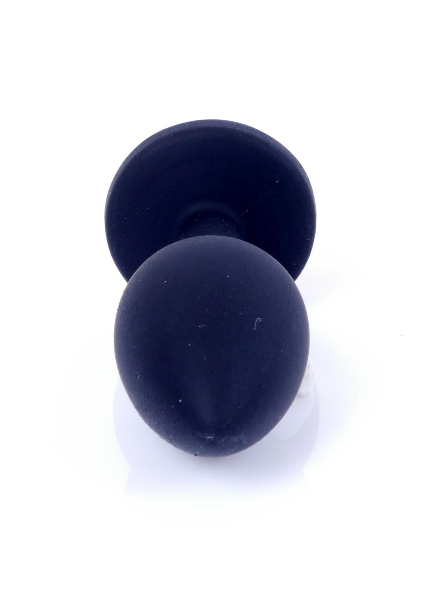 5-Silikonowy korek analny z kamieniem ozdobnym 7cm-5