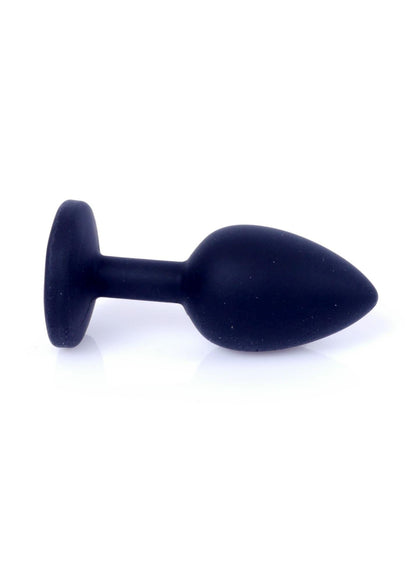 6-Silikonowy korek analny z kamieniem ozdobnym 7cm-6