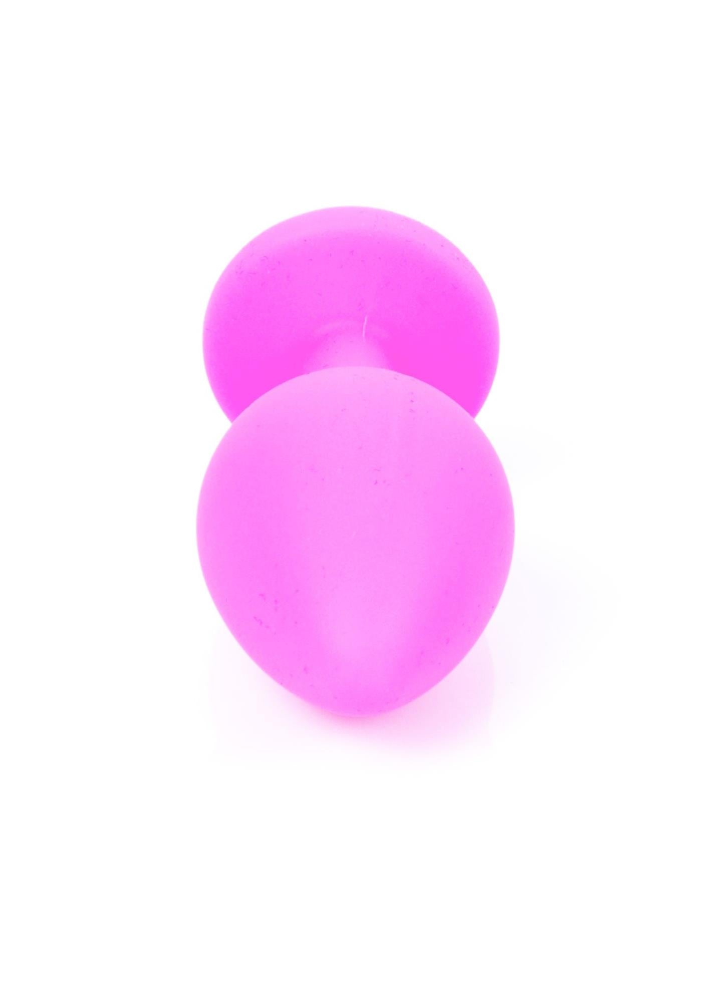 5-Mały korek analny sex plug silikonowy ozdobny 8cm-5