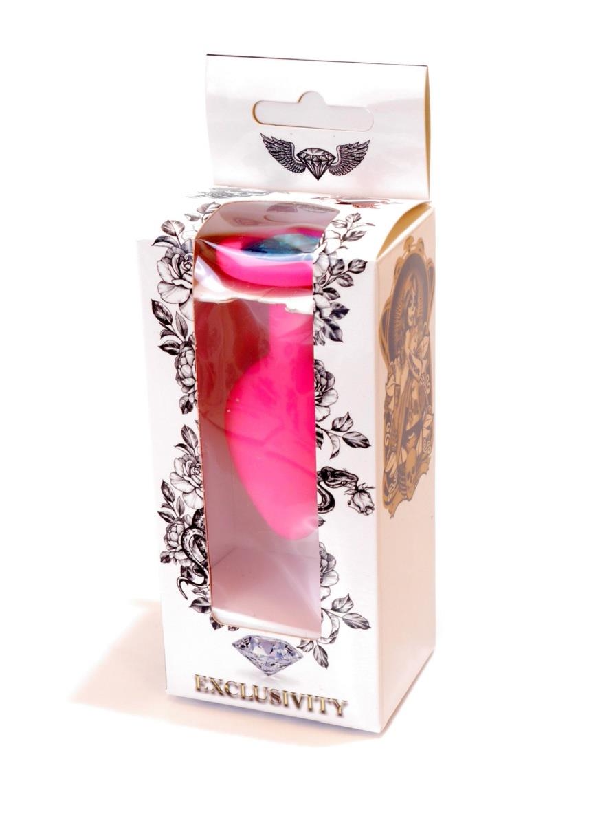10-Mały korek analny sex plug silikonowy ozdobny 8cm-10