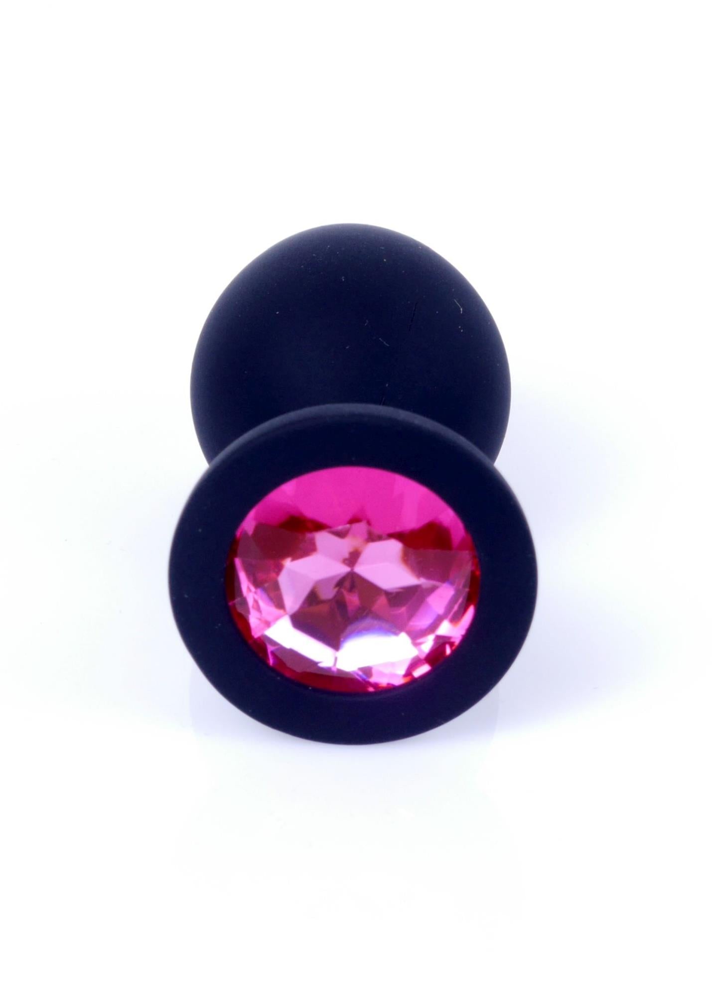 2-Mały korek analny plug ozdobny kryształek 3,5cm-2