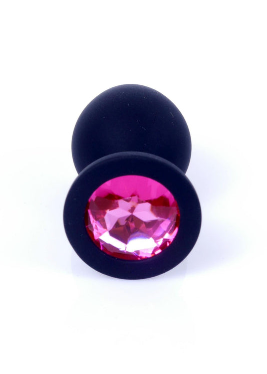 2-Mały korek analny plug ozdobny kryształek 3,5cm-2