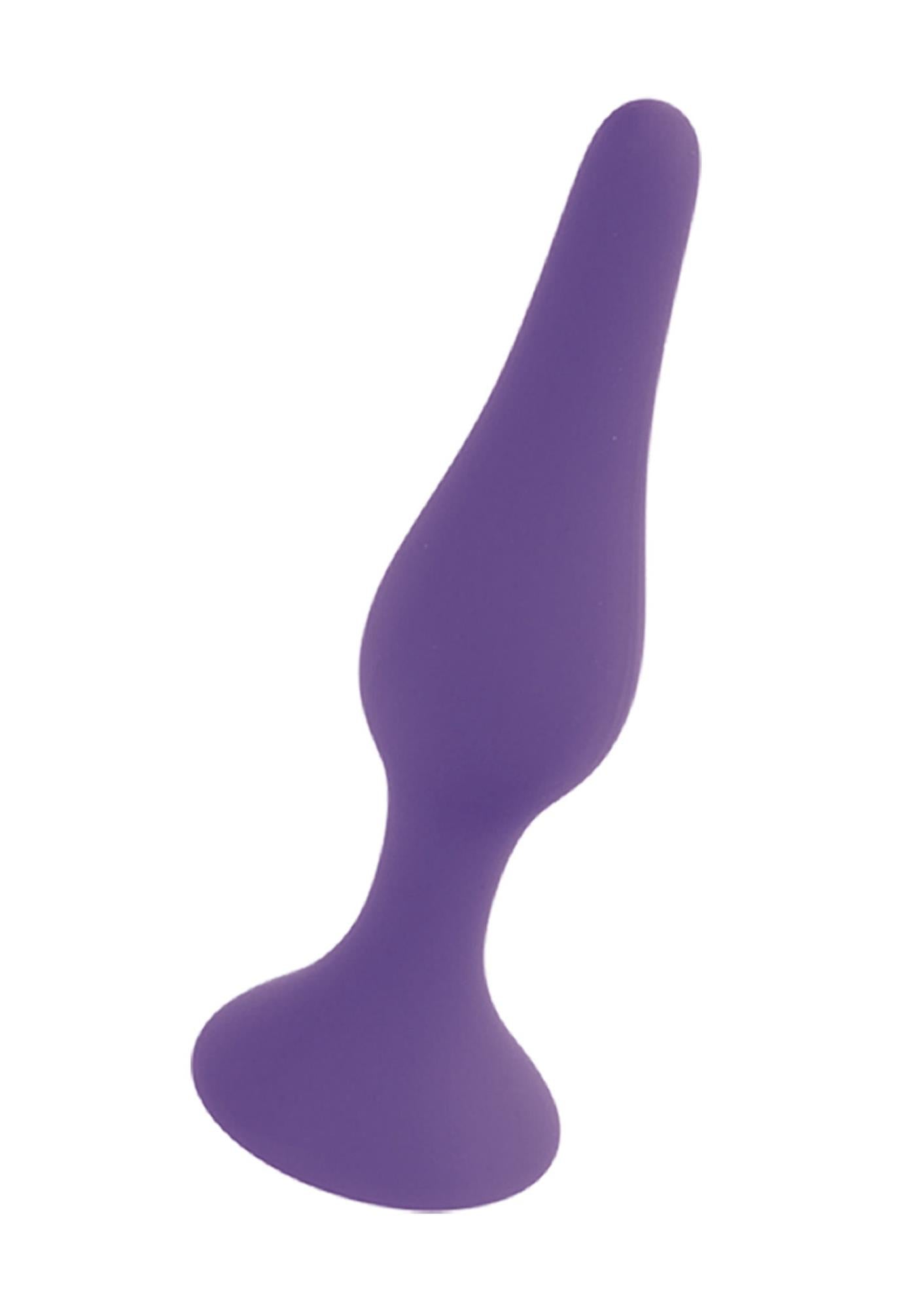 1-Silikonowy klasyczny korek analny przyssawka 12cm-1