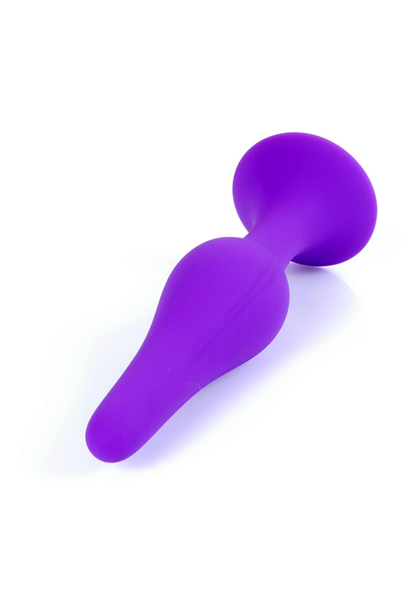 3-Silikonowy klasyczny korek analny przyssawka 12cm-3