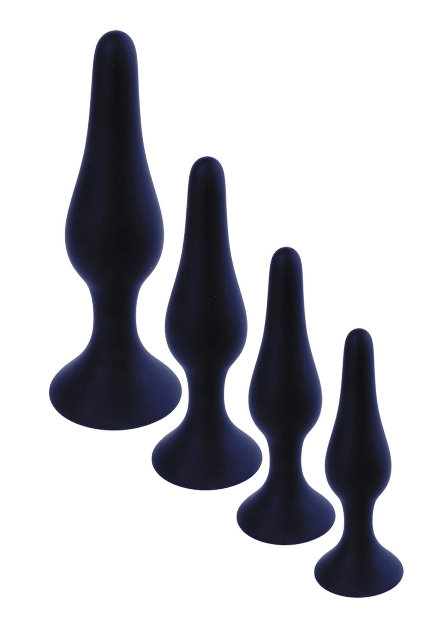 4-Plug analny korek zatyczka silikon przyssawka 10cm-4