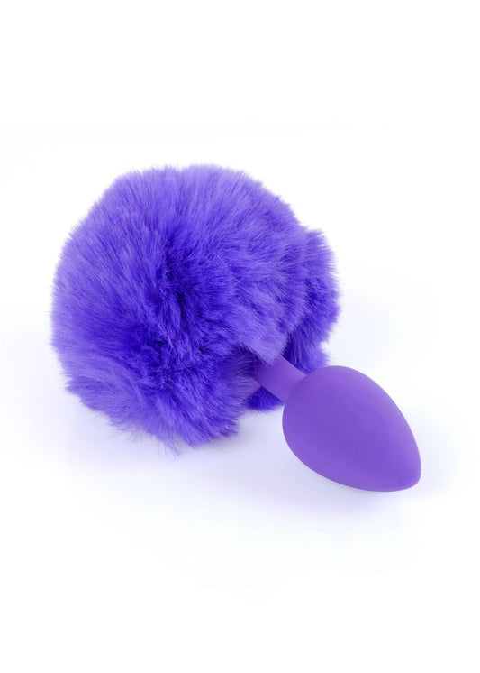 2-Ogonek króliczy korek analny plug ozdobny mały 6cm-2