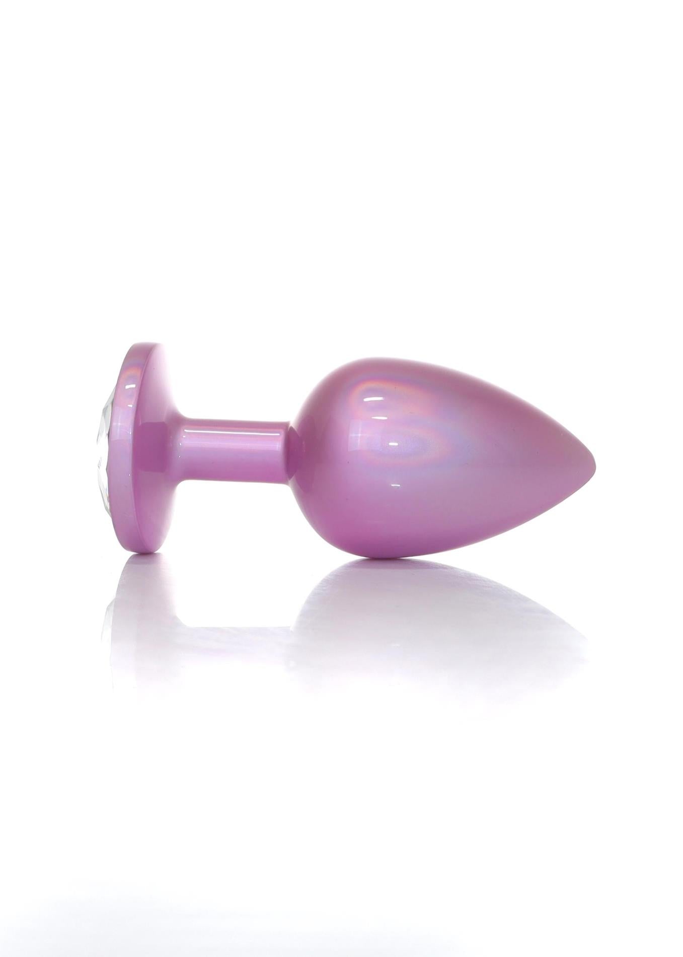 2-Plug-Jewellery Pearl Pink PLUG- Clear L-2
