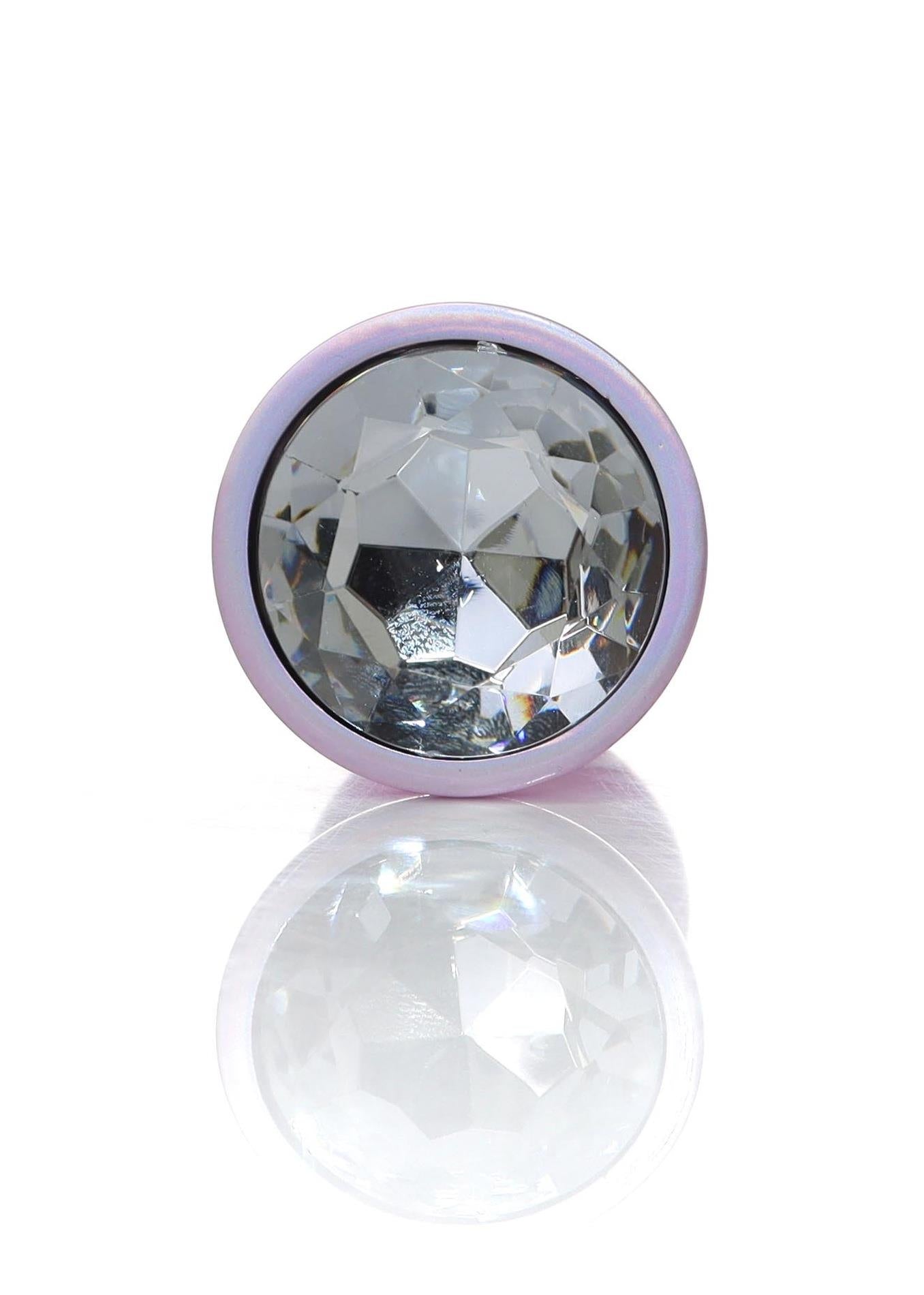 4-Plug-Jewellery Pearl Pink PLUG- Clear L-4