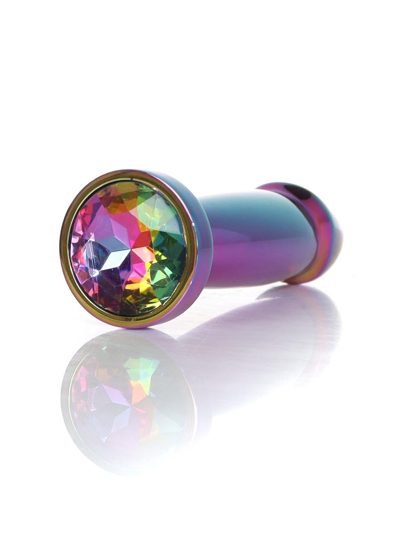 4-Plug-Jewellery Multicolour Penis PLUG- Clear S-4