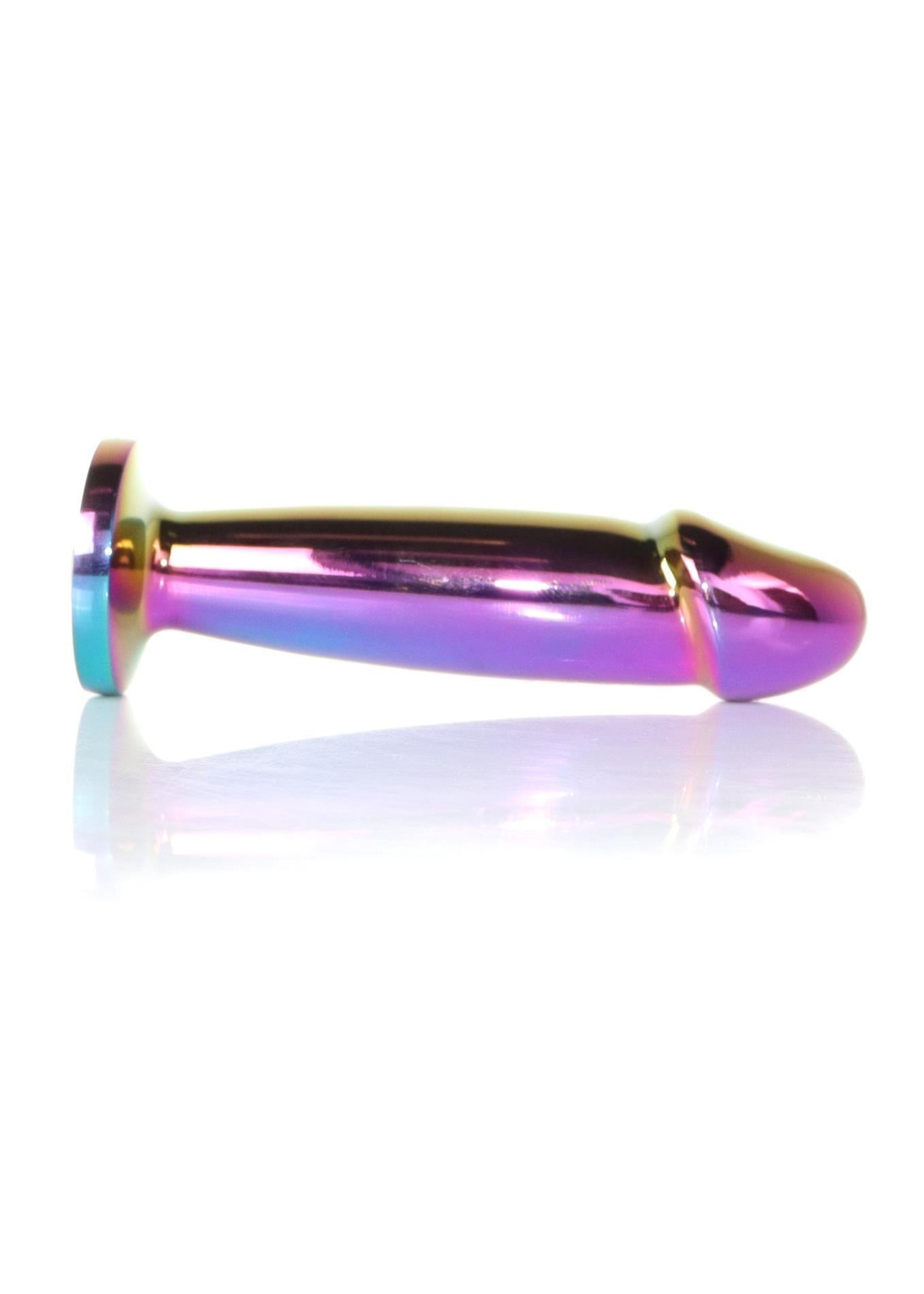 4-Plug-Jewellery Multicolour Penis PLUG- Clear M-4