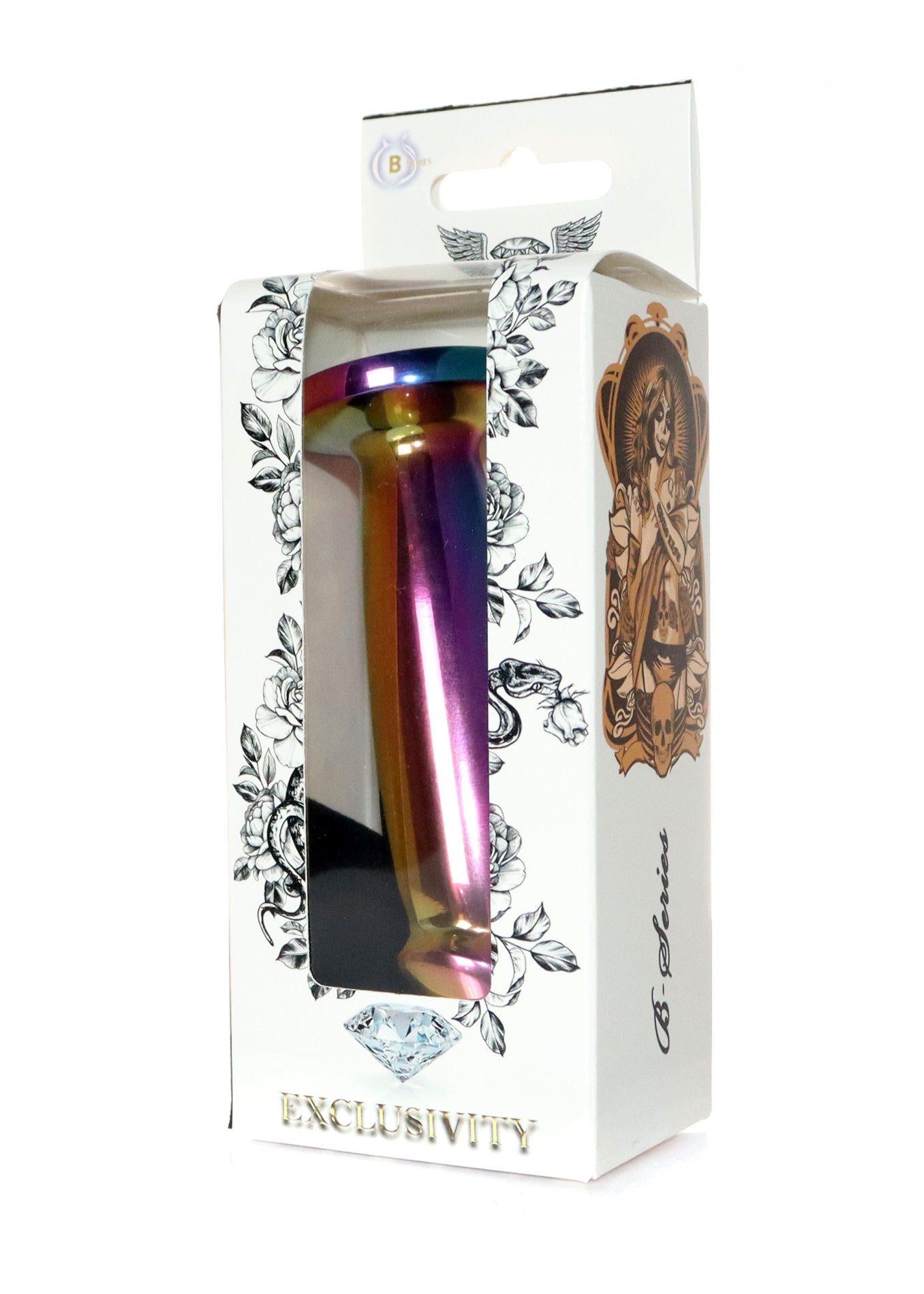 8-Plug-Jewellery Multicolour Penis PLUG- Clear M-8