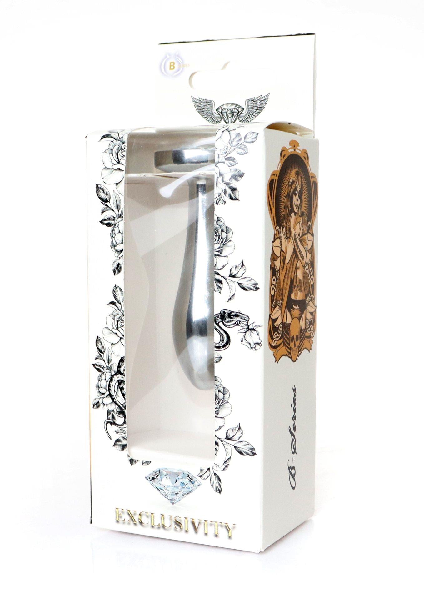 9-Plug-Jewellery Silver PLUG- Clear S-9