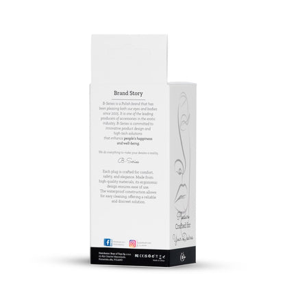 2-Korek analny z króliczym ogonkiem Plug-Jewellery Silicon PLUG-2