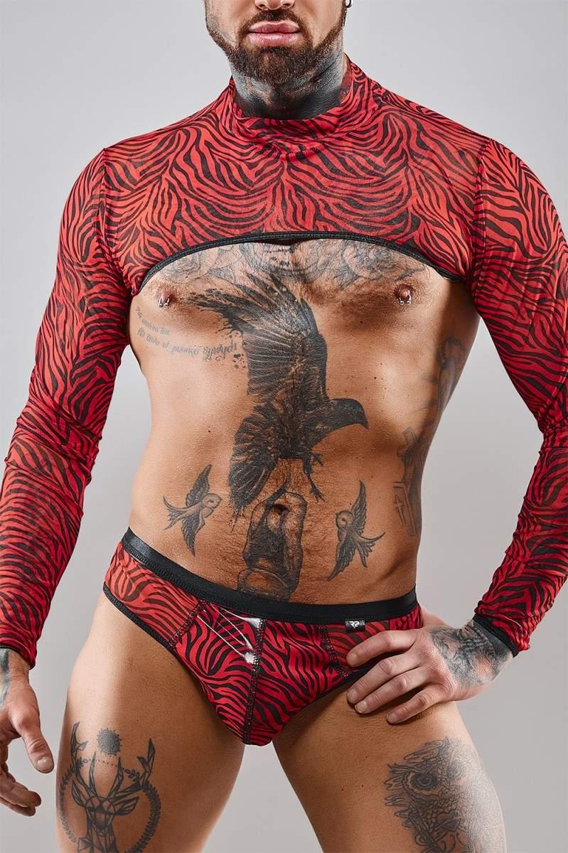 1-Krótki top, z długimi rękawami - XXL-1