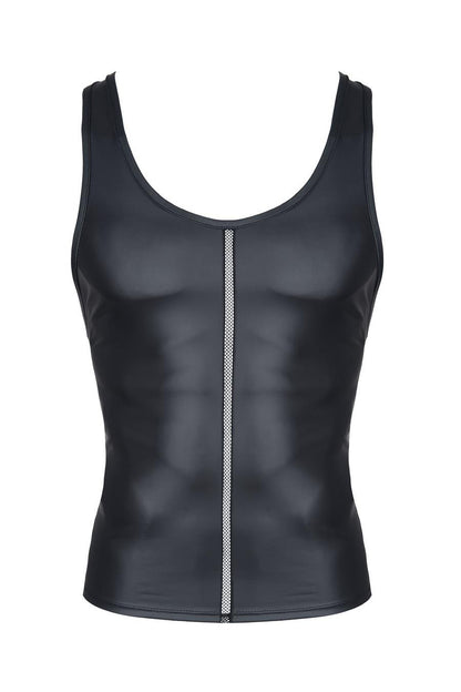 3-męski t-shirt z wetlooka bez rękawów, z elastyczną taśmą z przodu XL-3