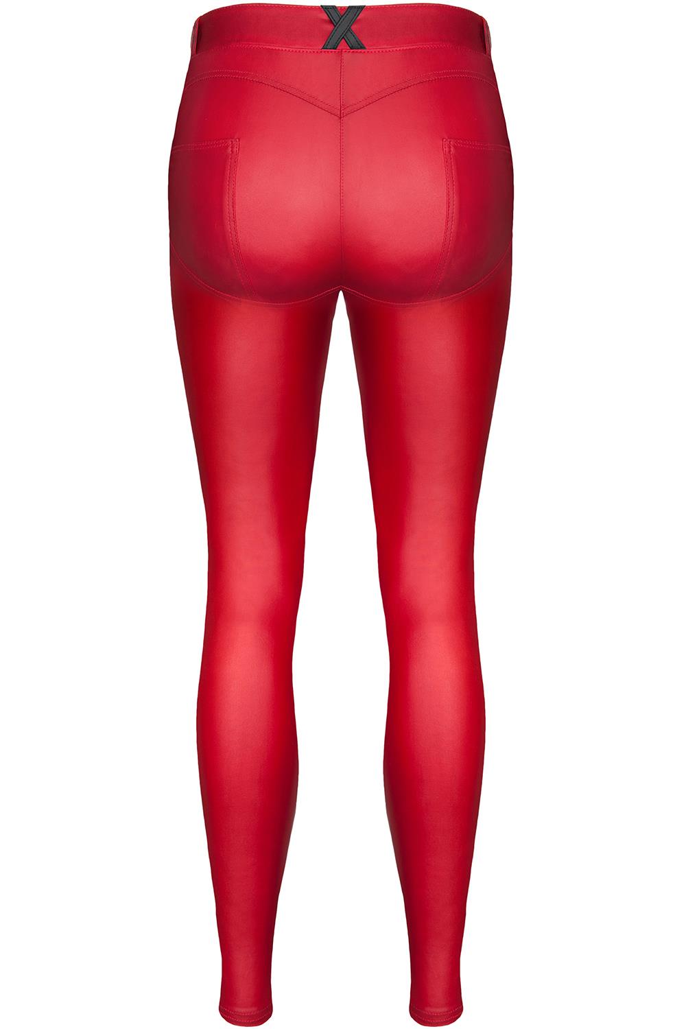 6-Bielizna - BRLIDIA001 legginsy czerwone rozmiar L-6