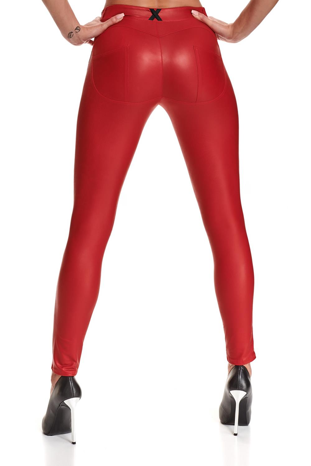 2-Bielizna - BRLIDIA001 legginsy czerwone rozmiar S-2