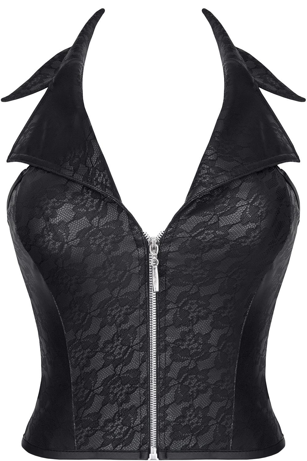 6-Bielizna - BRLUDMILA001 top czarny rozmiar S-6