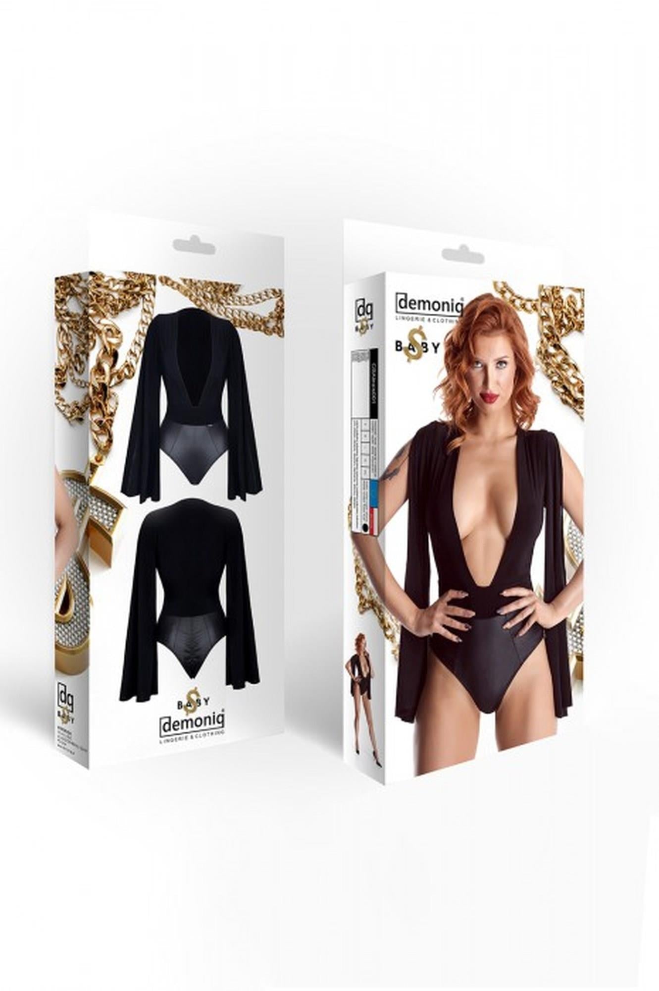 6-Bielizna-ALEXIS001 body czarne M-6